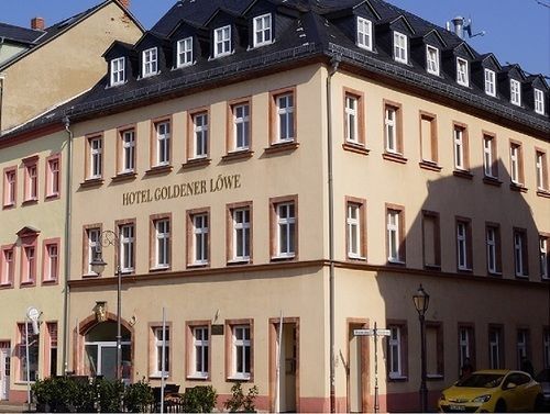 Hotel Goldener Loewe Waldheim Dış mekan fotoğraf